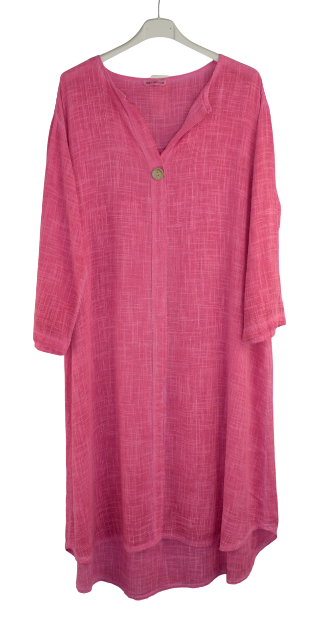 chinese dress ladies Women's Summer Linen White Tunic - Beach Dress with Short Sleeves main image 0