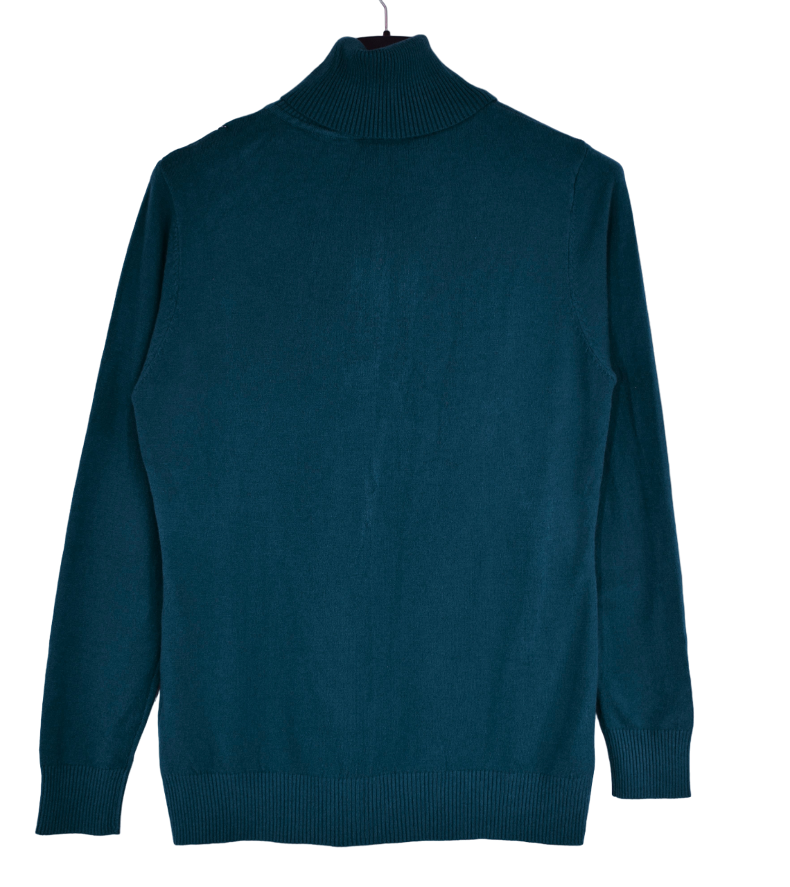 Ladies Italian Lagenlook Basic Polo Neck Lightweight Sweater Jumper Top
