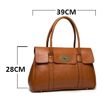 Branded Long & Son Vegan Leather Stylish Hand/ Shoulder Bag with Turnlock
