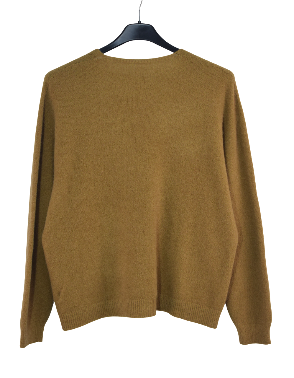Ladies Italian Lagenlook Soft Knit V-Neck Button Through Long Sleeve Cardigan