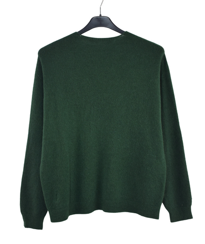 Ladies Italian Lagenlook Soft Knit V-Neck Button Through Long Sleeve Cardigan