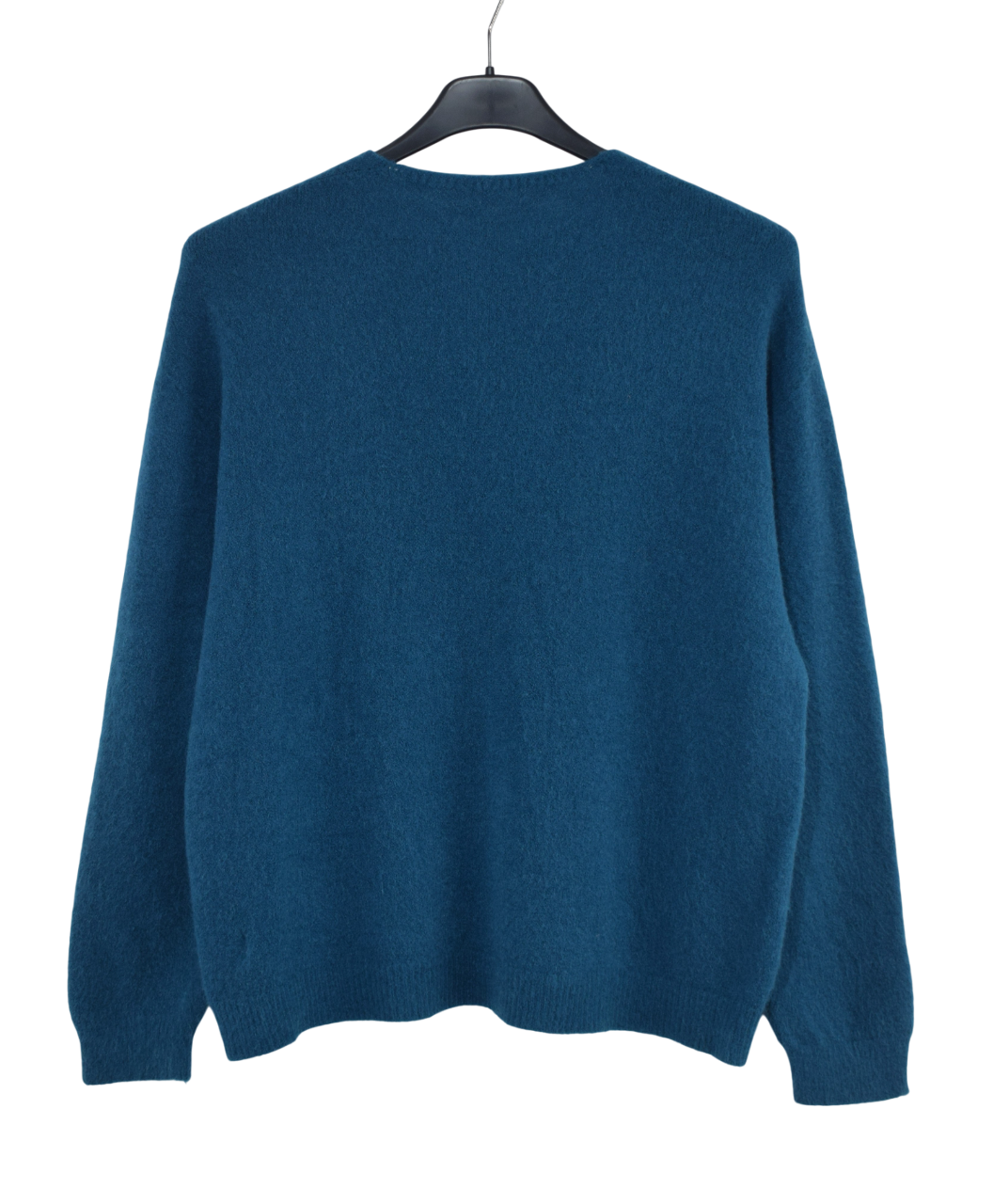 Ladies Italian Lagenlook Soft Knit V-Neck Button Through Long Sleeve Cardigan