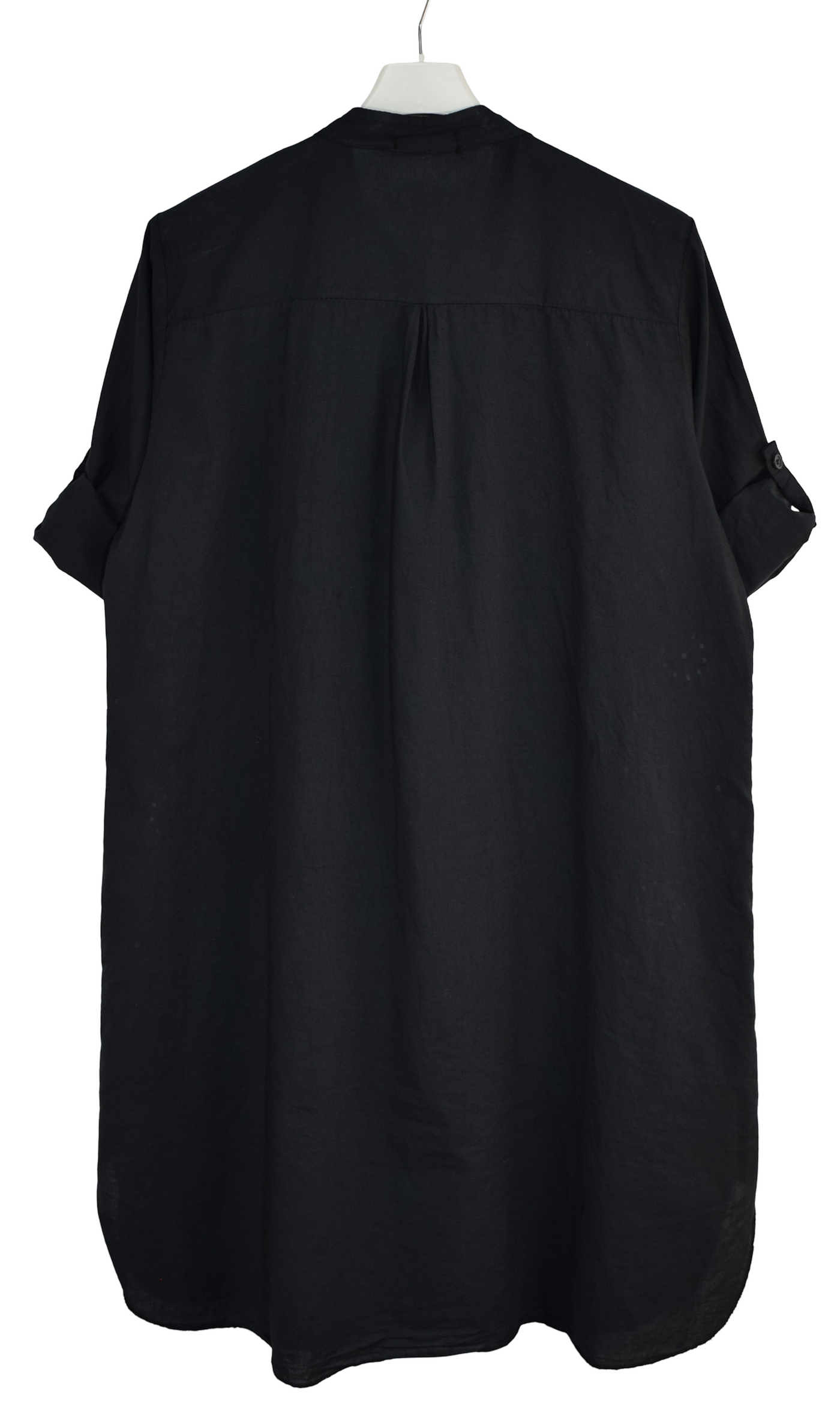Italian Lagenlook Floral Embroidered Lightweight Cotton Summer Button Through Shirt Dress