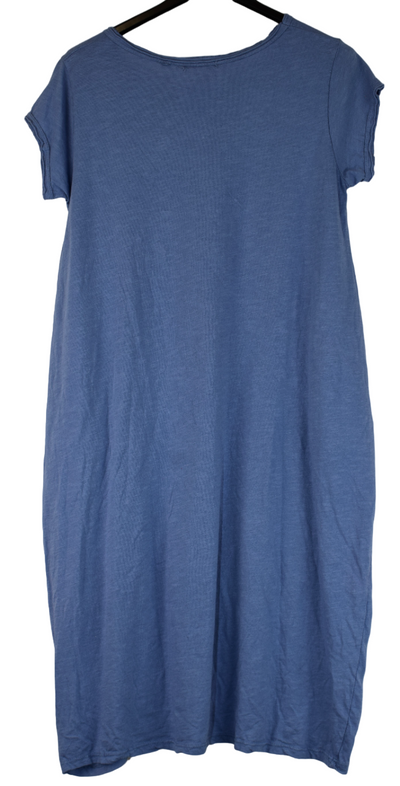 Ladies Italian Cotton Jersey Stretch Tunic Dress with Pockets