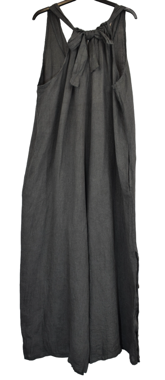 Ladies Italian Lagenlook Lightweight Summer Linen Jumpsuit with