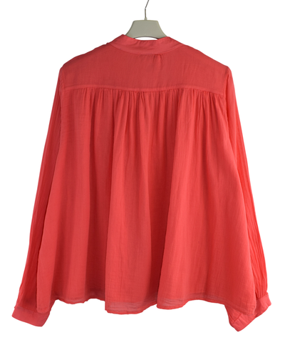 Ladies Italian Lagenlook Lightweight Cotton Oversized Loose Fit Lightweight Top Spring Summer Collection