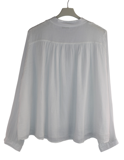 Ladies Italian Lagenlook Lightweight Cotton Oversized Loose Fit Lightweight Top Spring Summer Collection