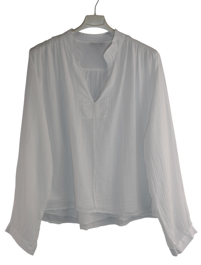 Ladies Italian Lagenlook Lightweight Cotton Oversized Loose Fit Lightweight Top Spring Summer Collection