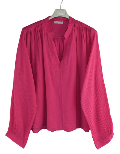 Ladies Italian Lagenlook Lightweight Cotton Oversized Loose Fit Lightweight Top Spring Summer Collection
