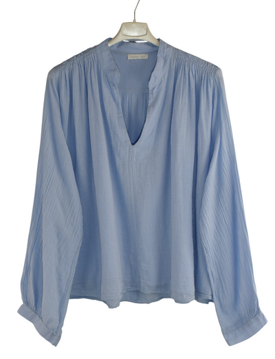 Ladies Italian Lagenlook Lightweight Cotton Oversized Loose Fit Lightweight Top Spring Summer Collection