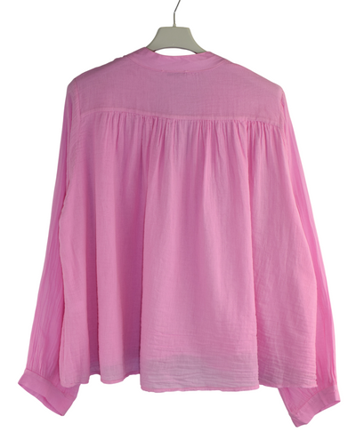 Ladies Italian Lagenlook Lightweight Cotton Oversized Loose Fit Lightweight Top Spring Summer Collection