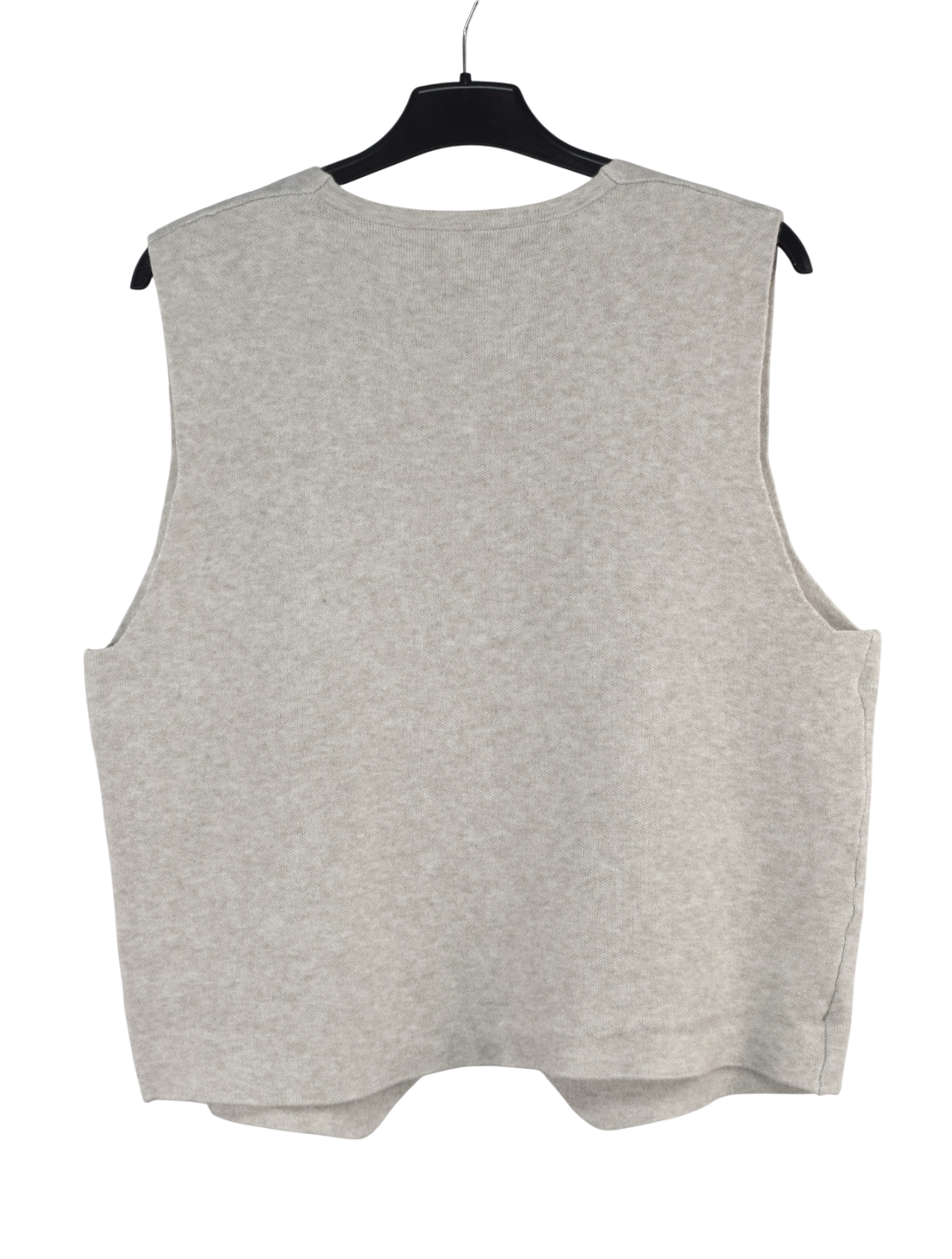 Italian Lagenlook Plain Soft Knit Button Through Waistcoat