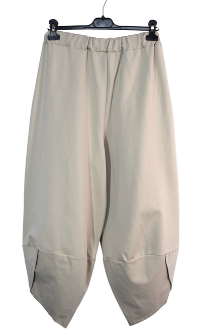 Italian Lagenlook Scuba Cocoon Trousers with Elasticated Waist Autumn Winter Collection