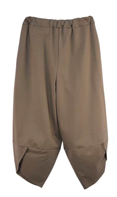Italian Lagenlook Scuba Cocoon Trousers with Elasticated Waist Autumn Winter Collection