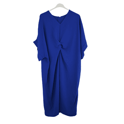 Ladies Italian Lagenlook Twist Knot Front Dress