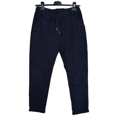 Ladies Italian Snake Print Magic Trousers