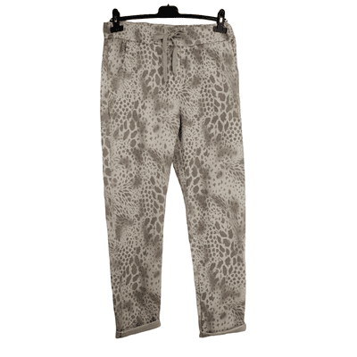 Ladies Italian Snake Print Magic Trousers