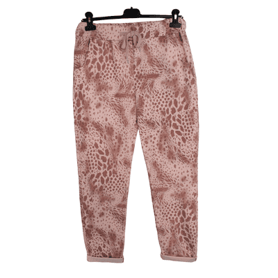 Ladies Italian Snake Print Magic Trousers