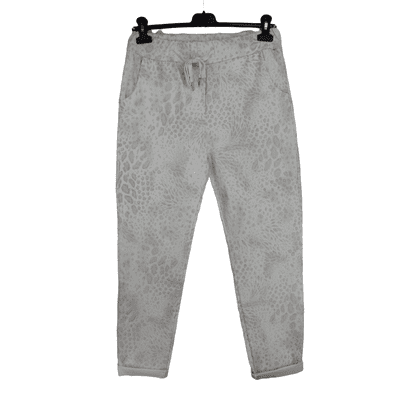 Ladies Italian Snake Print Magic Trousers