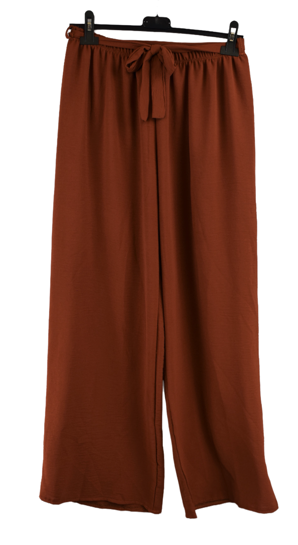 Ladies Italian Lagenlook Wide Leg Trousers Culottes Palazzo