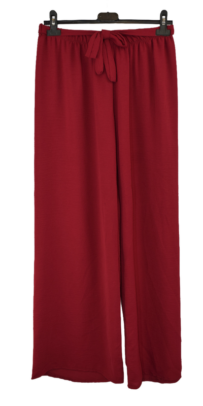 Ladies Italian Lagenlook Wide Leg Trousers Culottes Palazzo